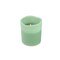 Northlight 8&#x22; Sage Green Battery Operated Flameless LED Lighted 3-Wick Flickering Wax Christmas Pillar Candle